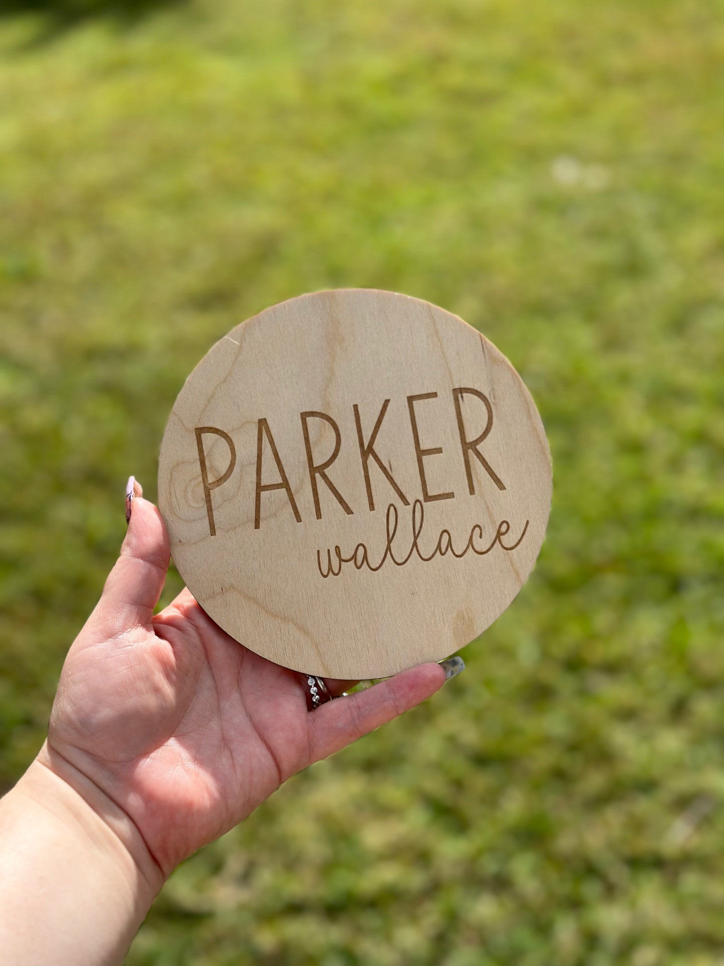 Simple name newborn/hospital sign