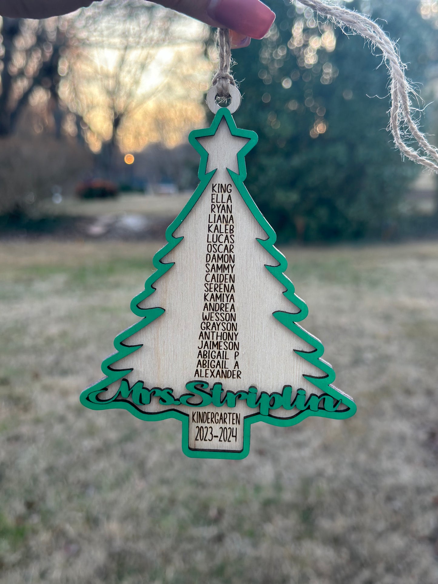 Class tree ornament