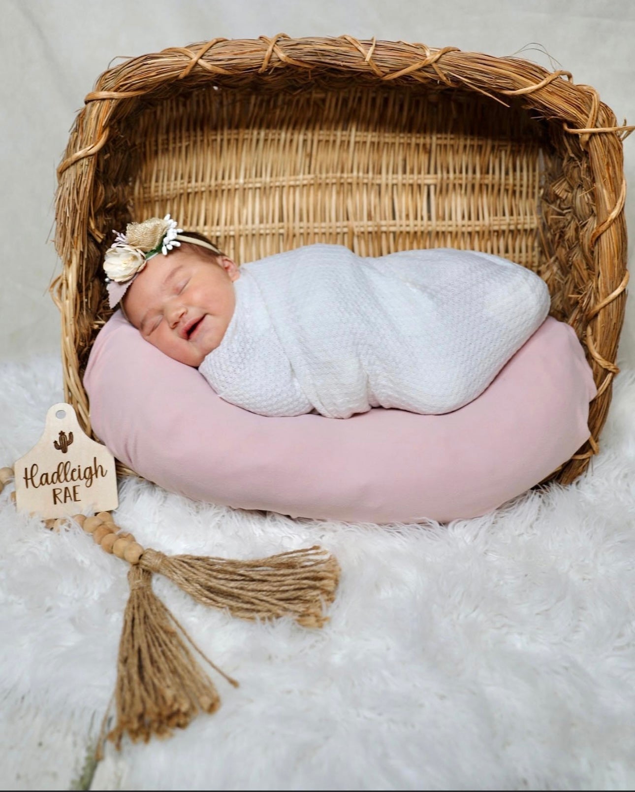 Cow tag baby’s firsts set