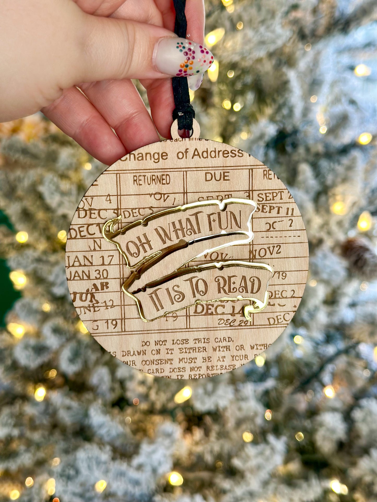 Fun to Read Ornamemt