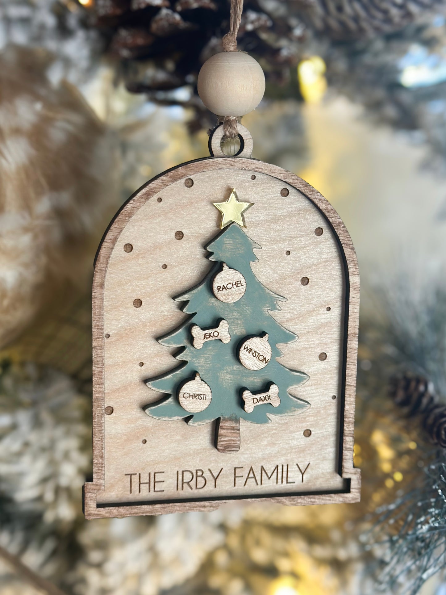 Family tree ornament