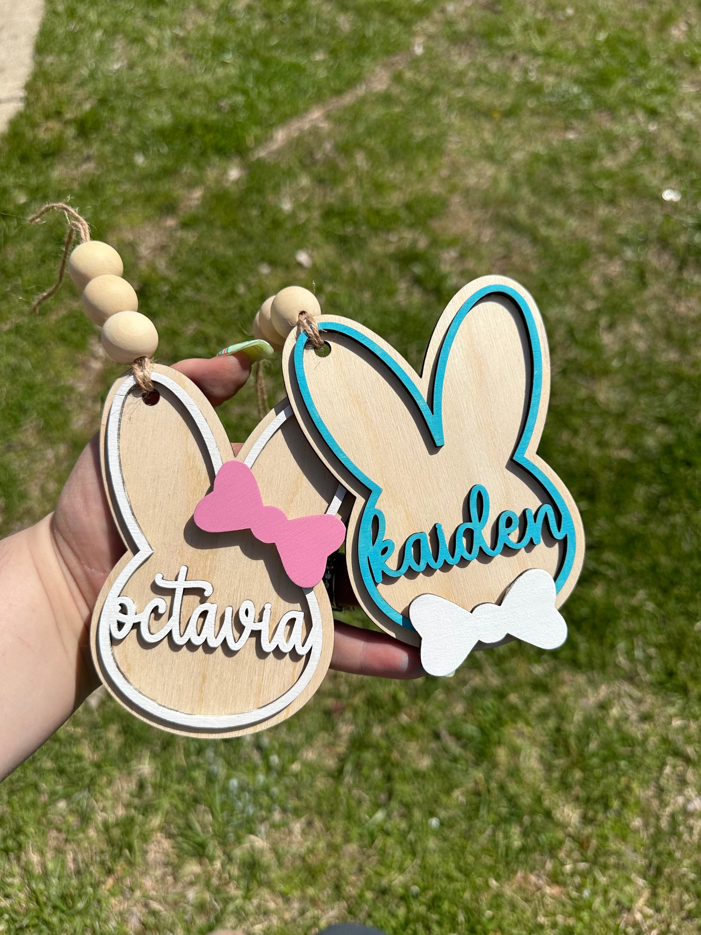 Bunny Easter Basket Tag