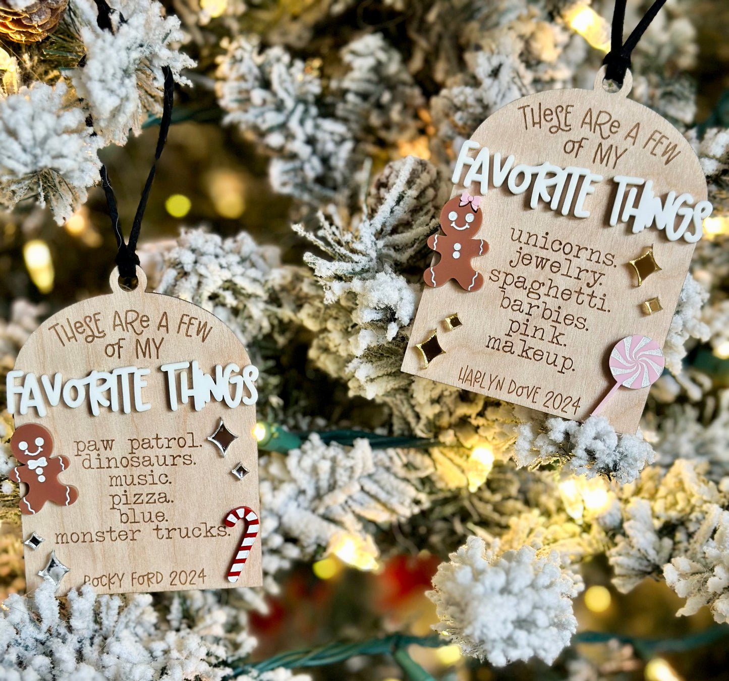 My Favorite Things Ornament