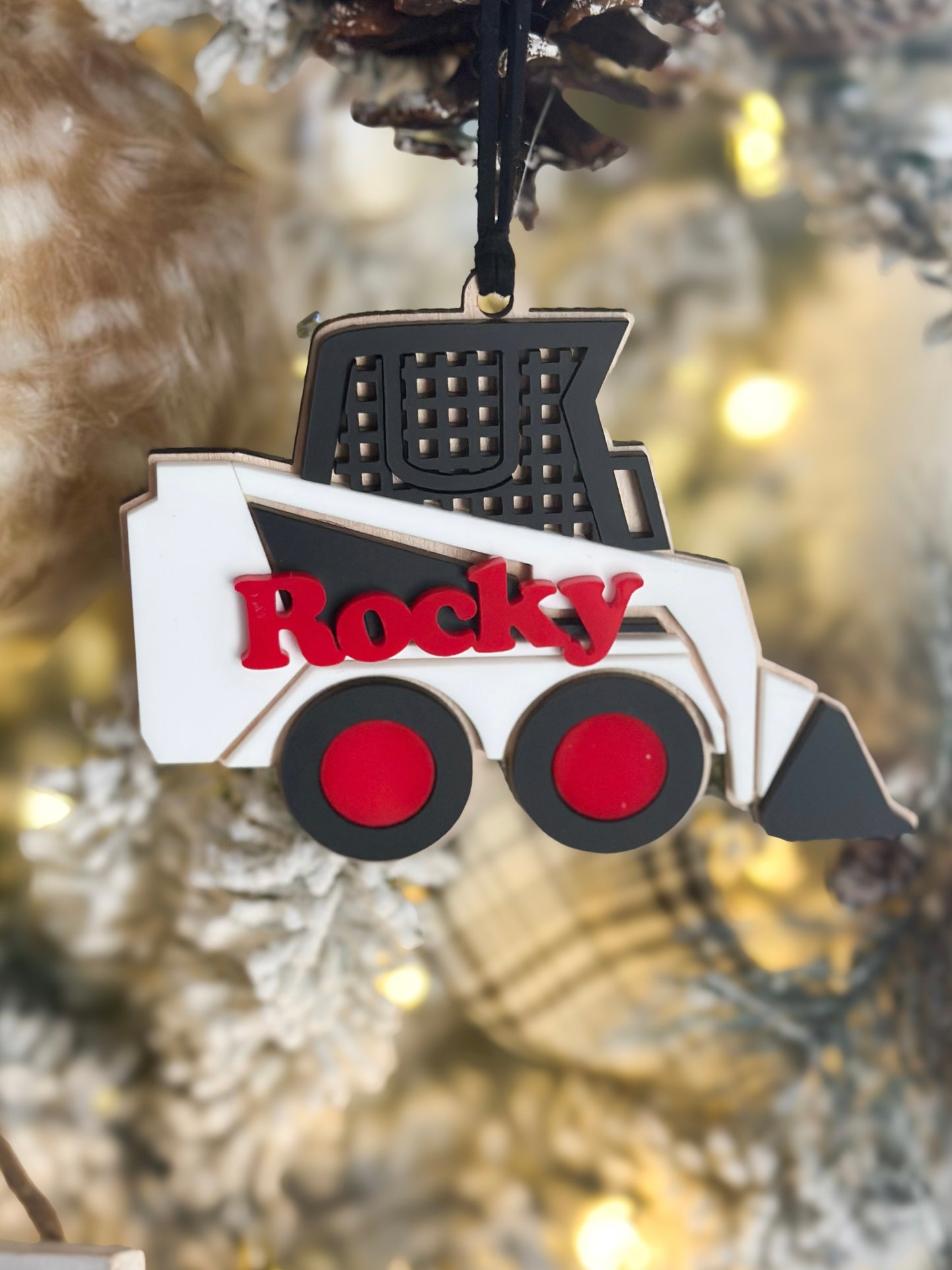 Heavy equipment ornaments