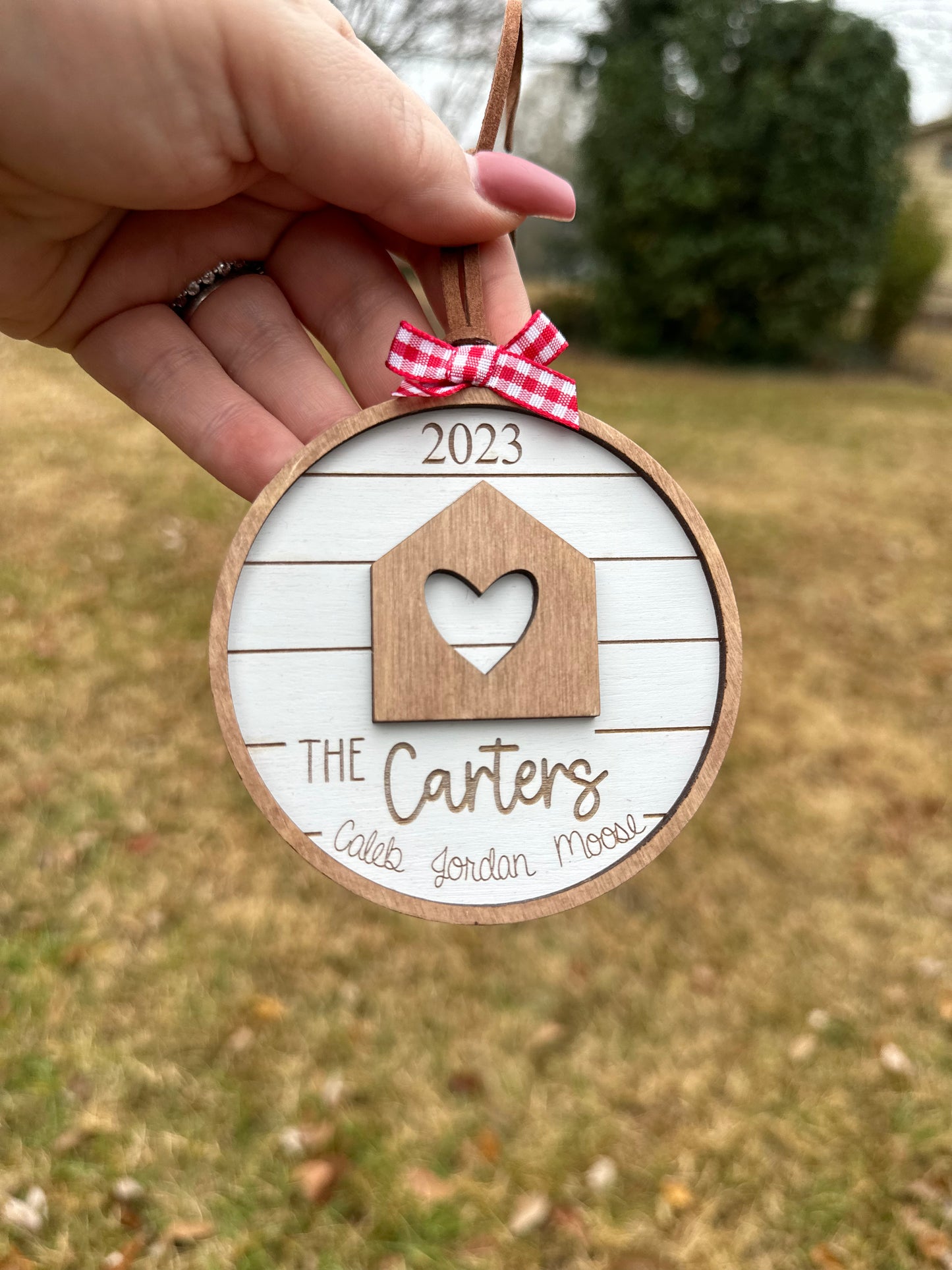 Shiplap home ornament