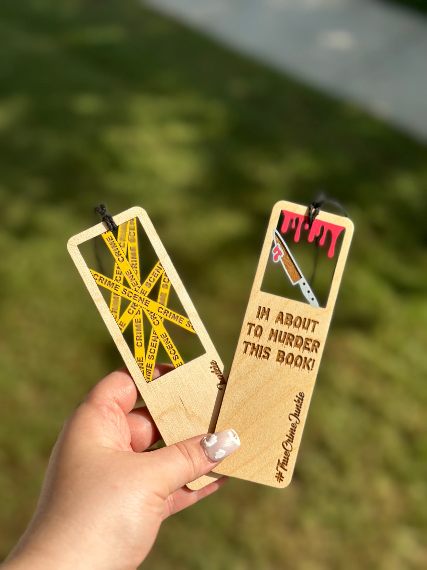 Crime Junkies Bookmark