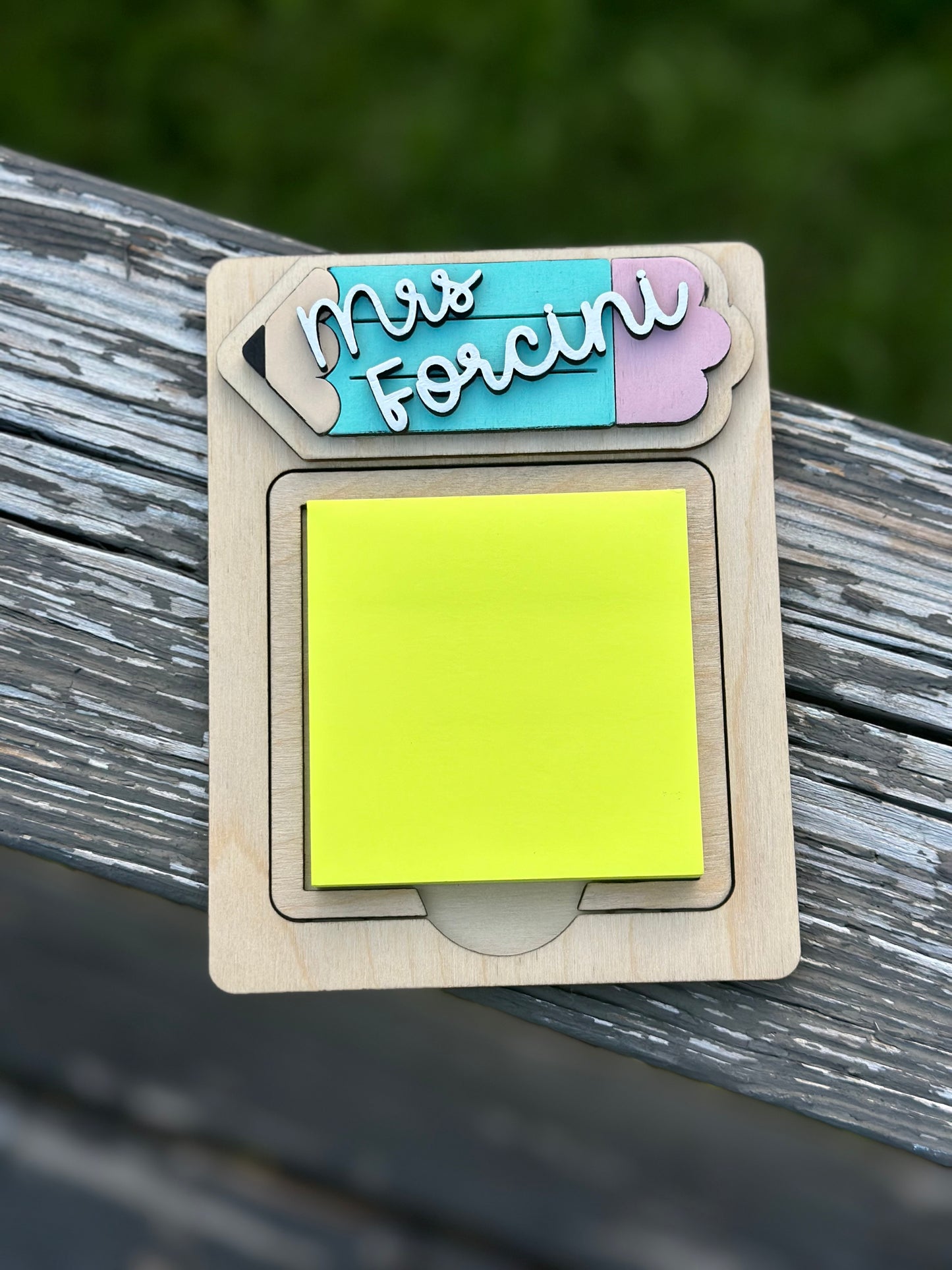 Pencil Sticky Note Holder