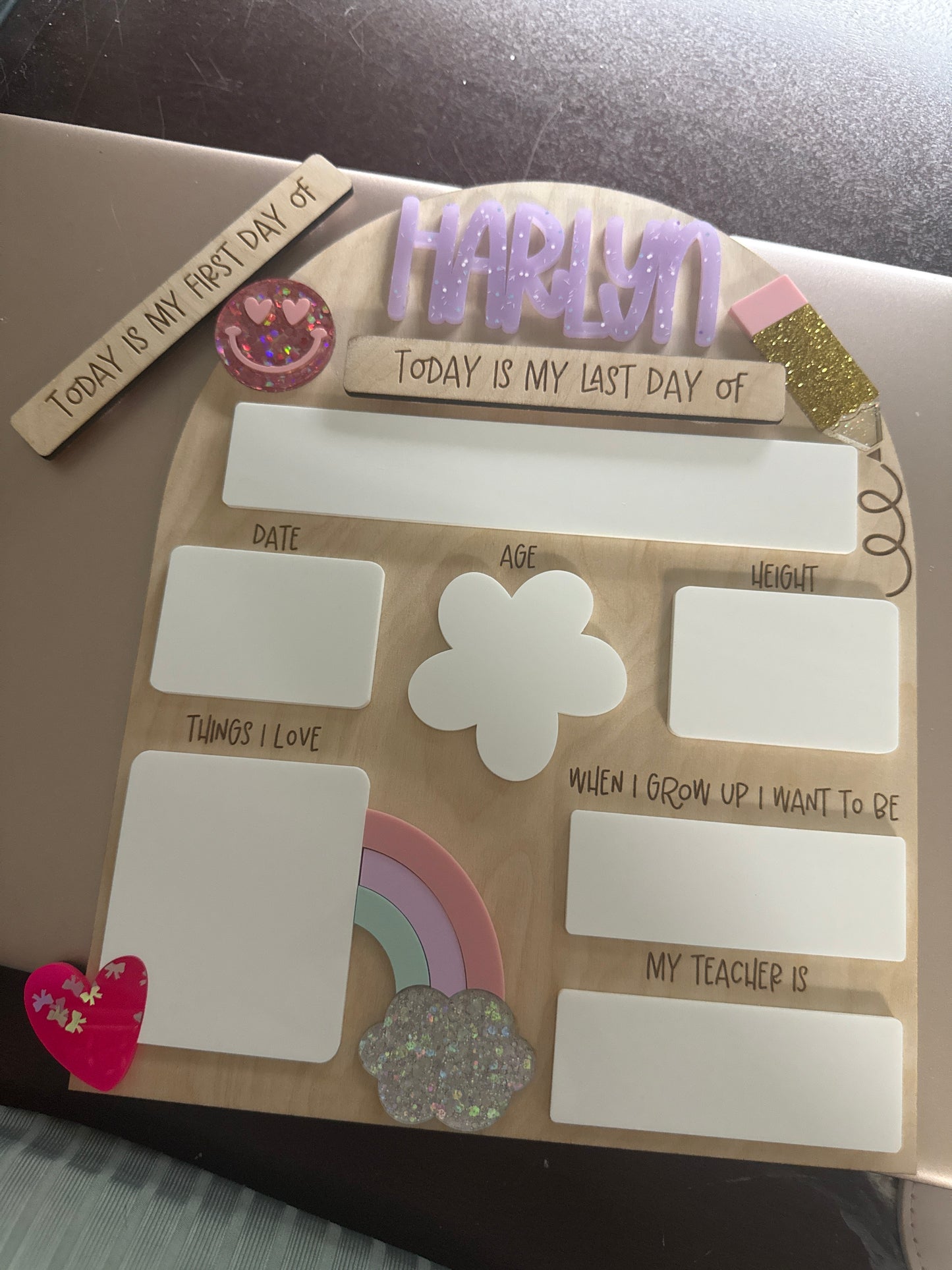 First day of school board