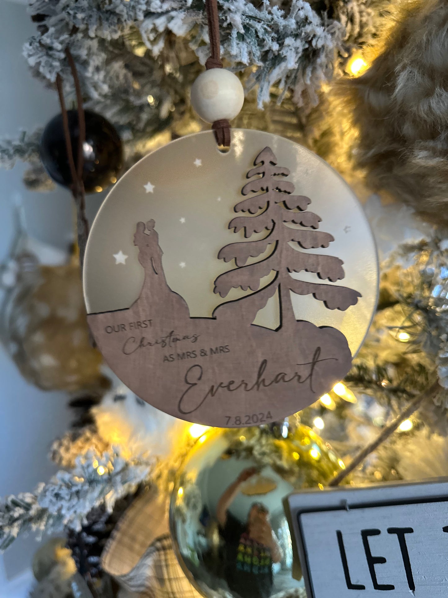 First Christmas married