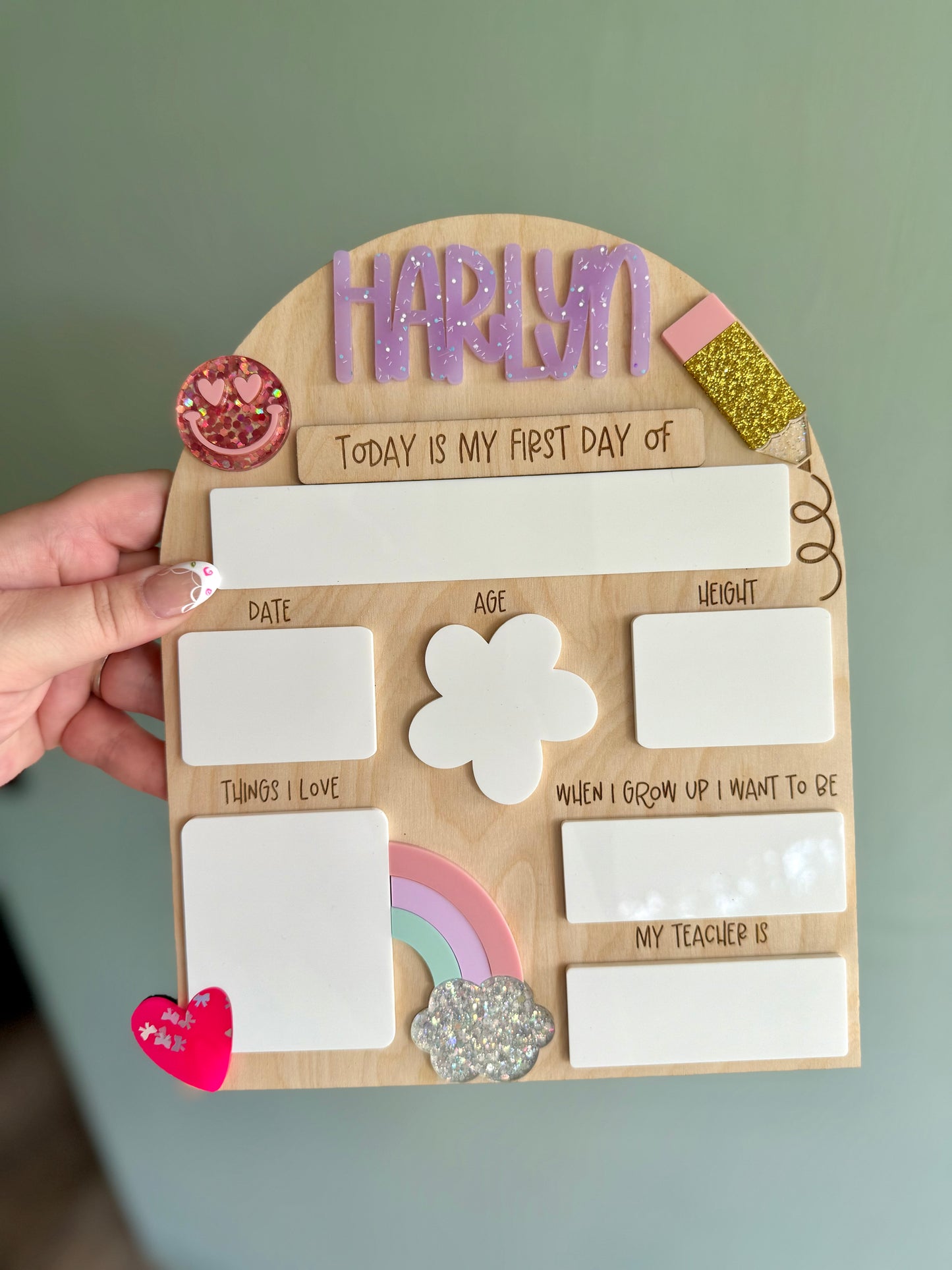 First day of school board