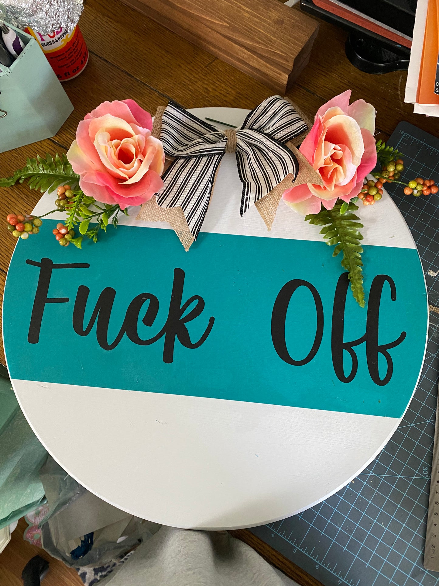 Custom door hanger