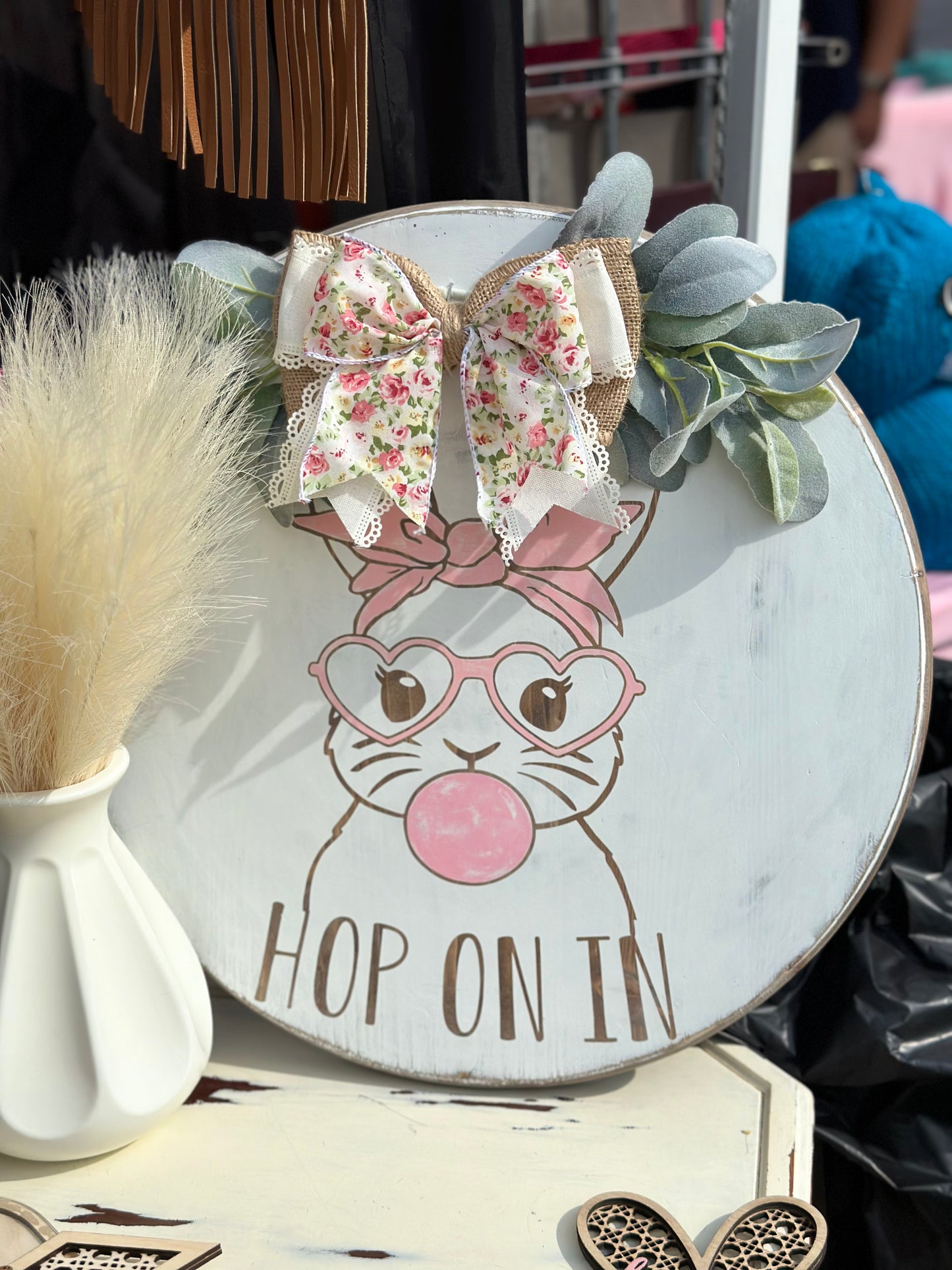 Bunny door hanger