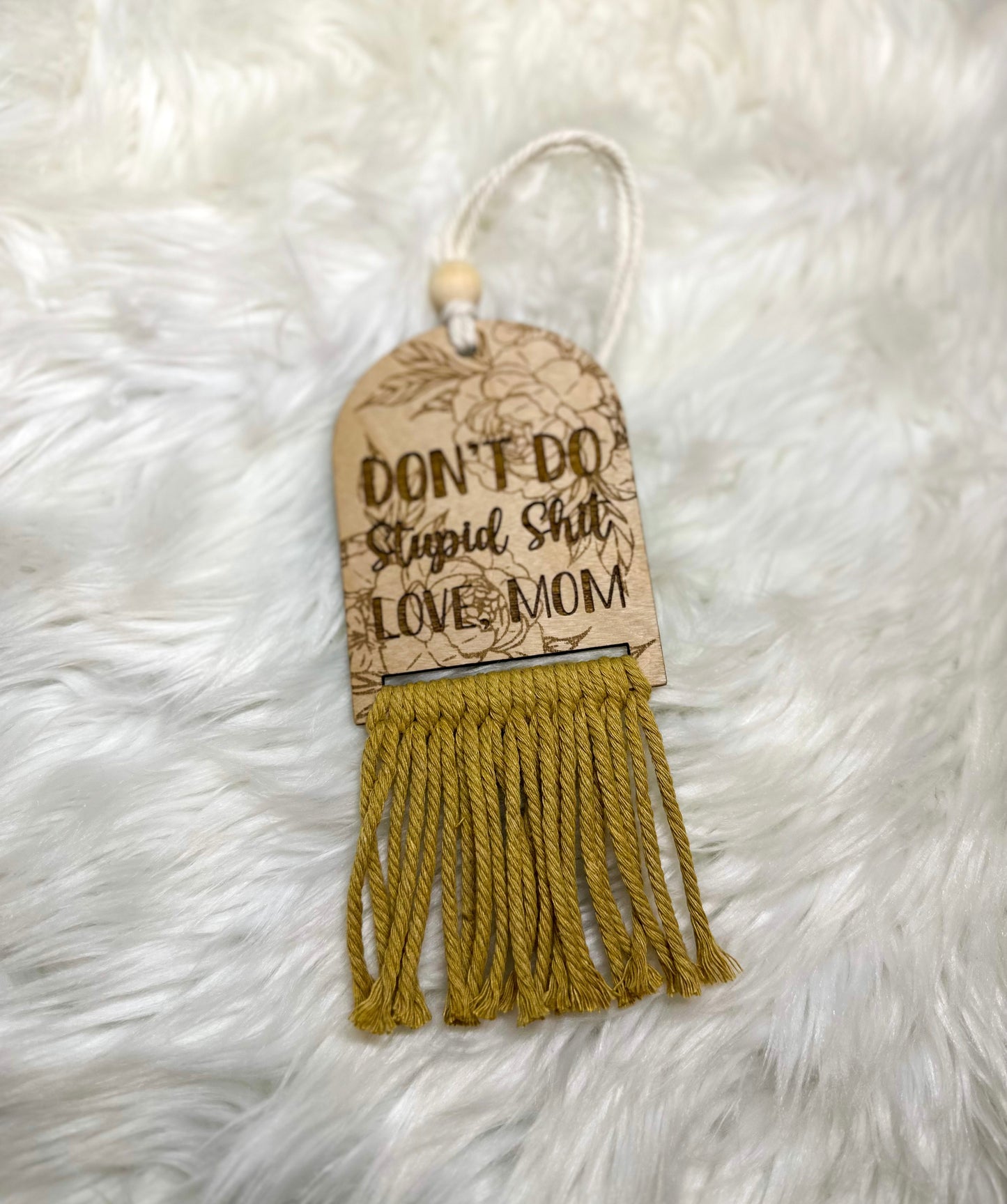 Stupid shit car charm