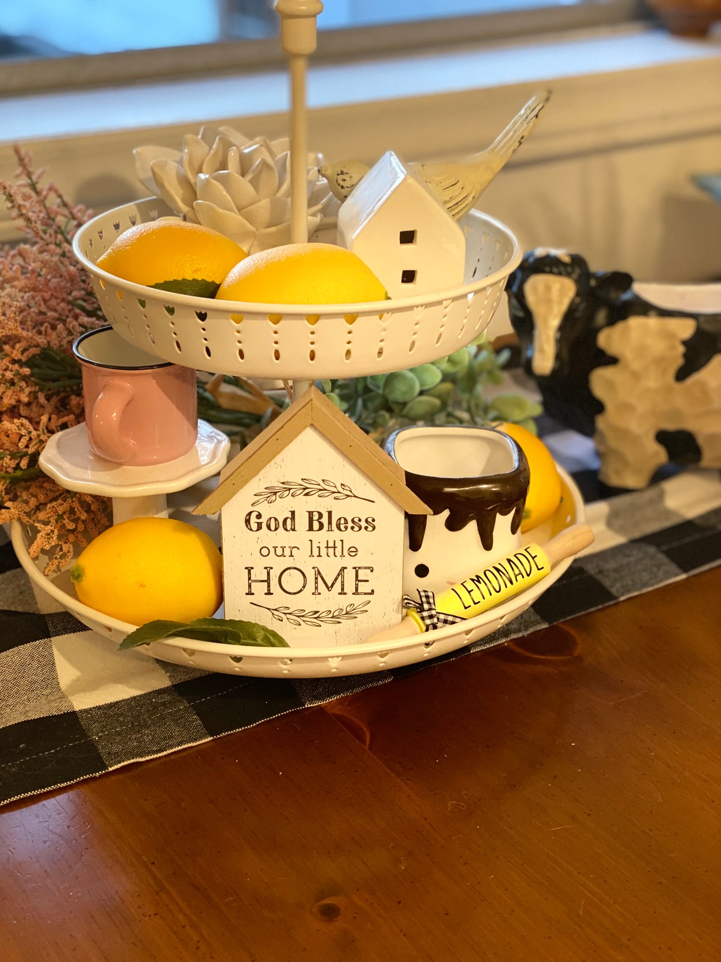 Mini tiered tray rolling pins