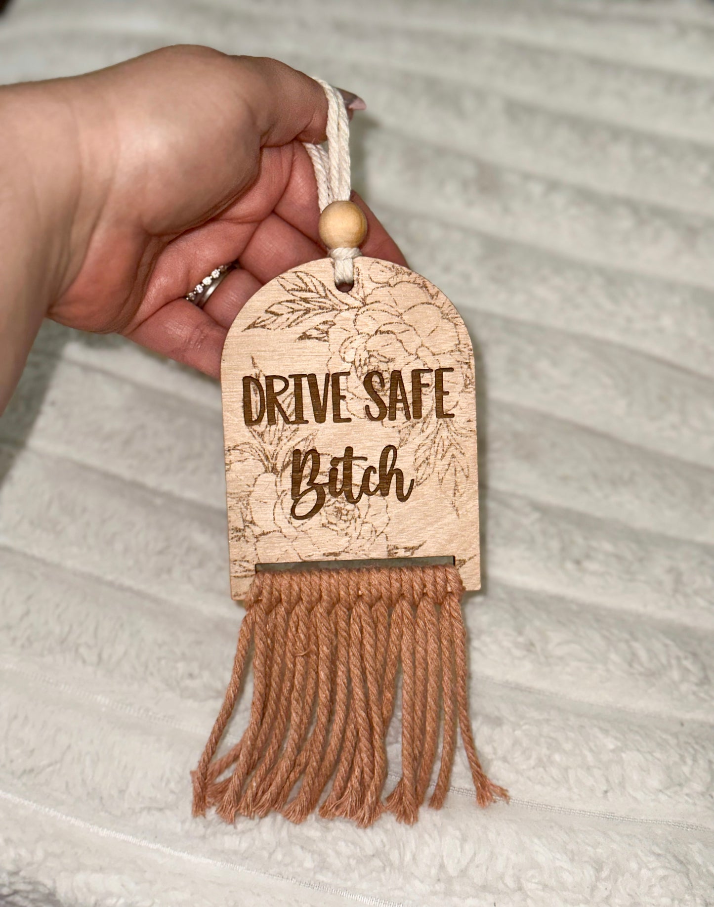 Drive safe car charm